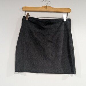*3/$10* BNWT Pirmark Atmosphere Jersey Mini Skirt Charcoal Grey Size 6